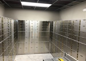 bank vault Installation project completed by black mesa security